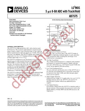 AD7575JNZ datasheet  